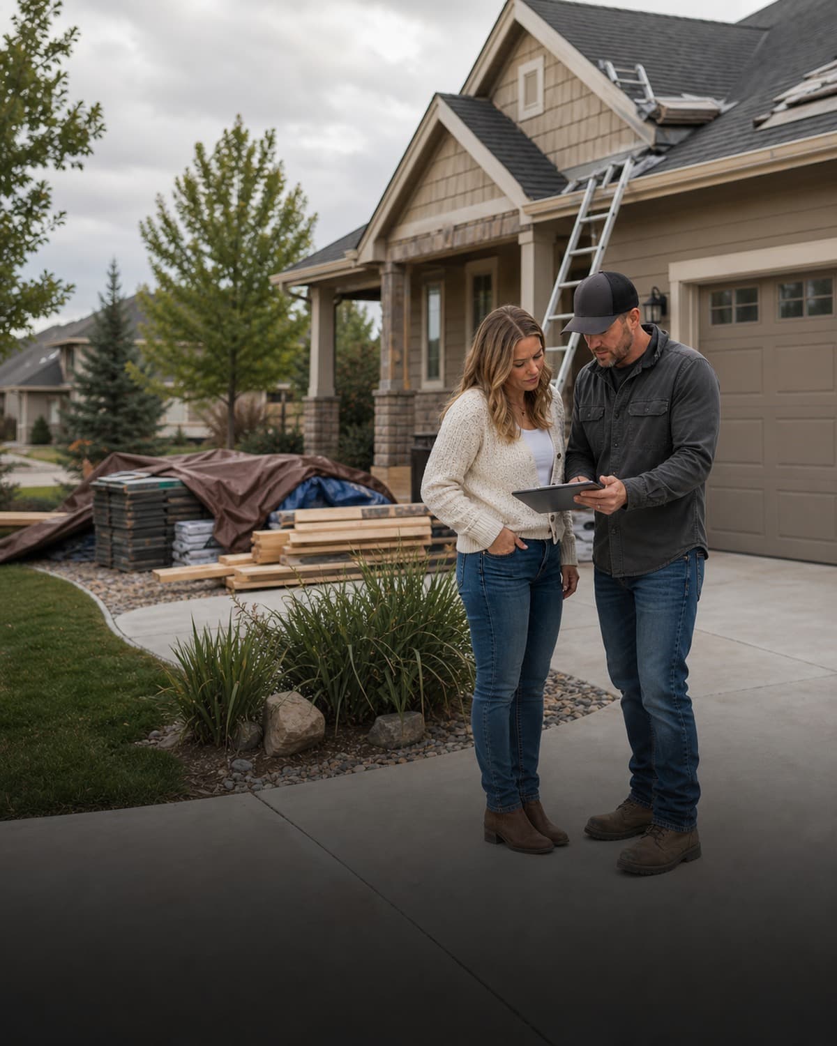 Residential restoration and remodeling work on a Northern Colorado home