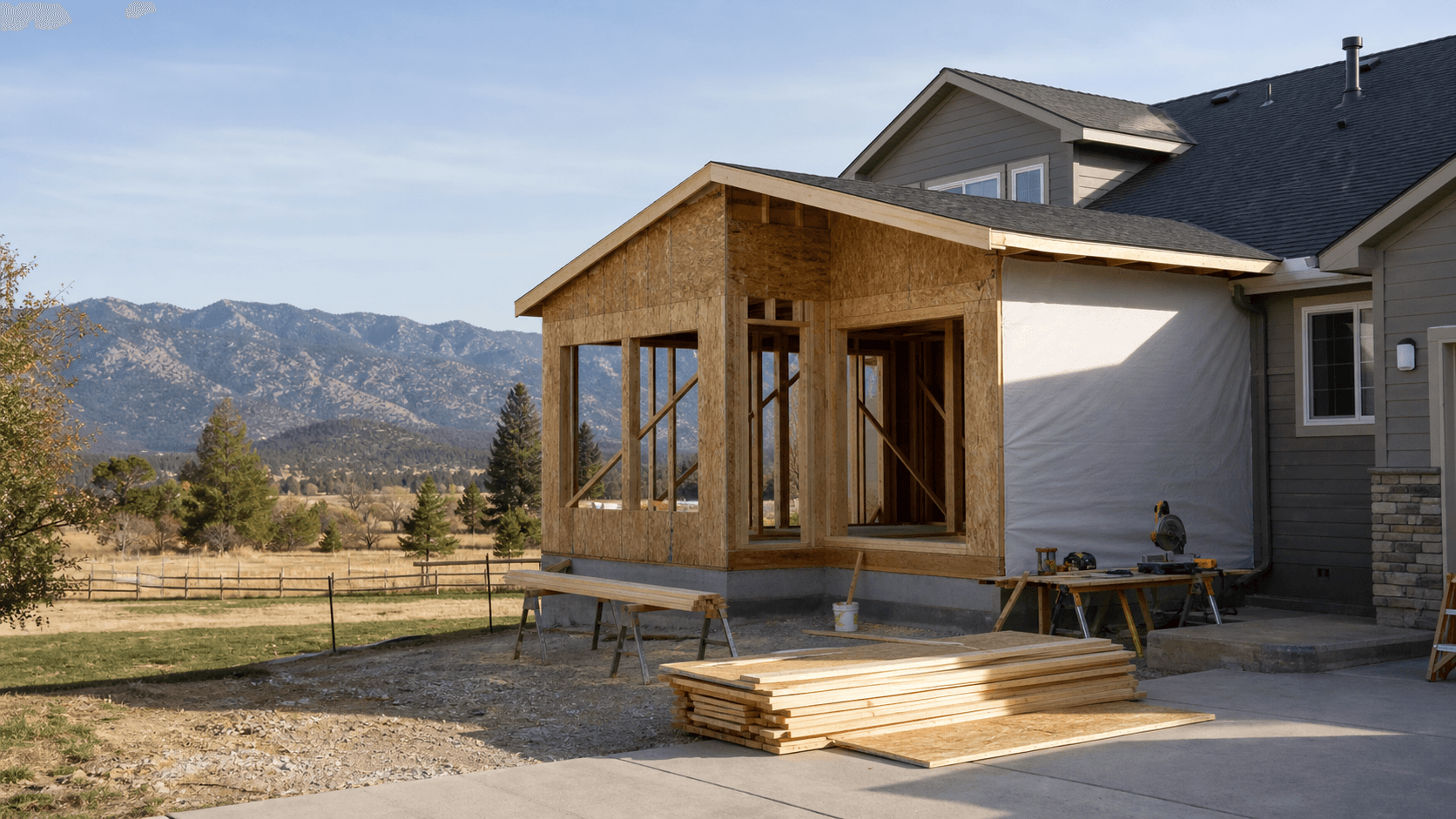 Home addition planning and residential construction work in Northern Colorado
