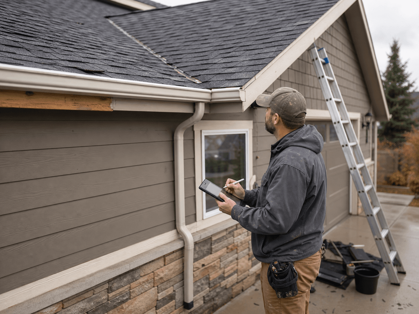 Insurance Restoration Contractor in Northern Colorado scope and repair work