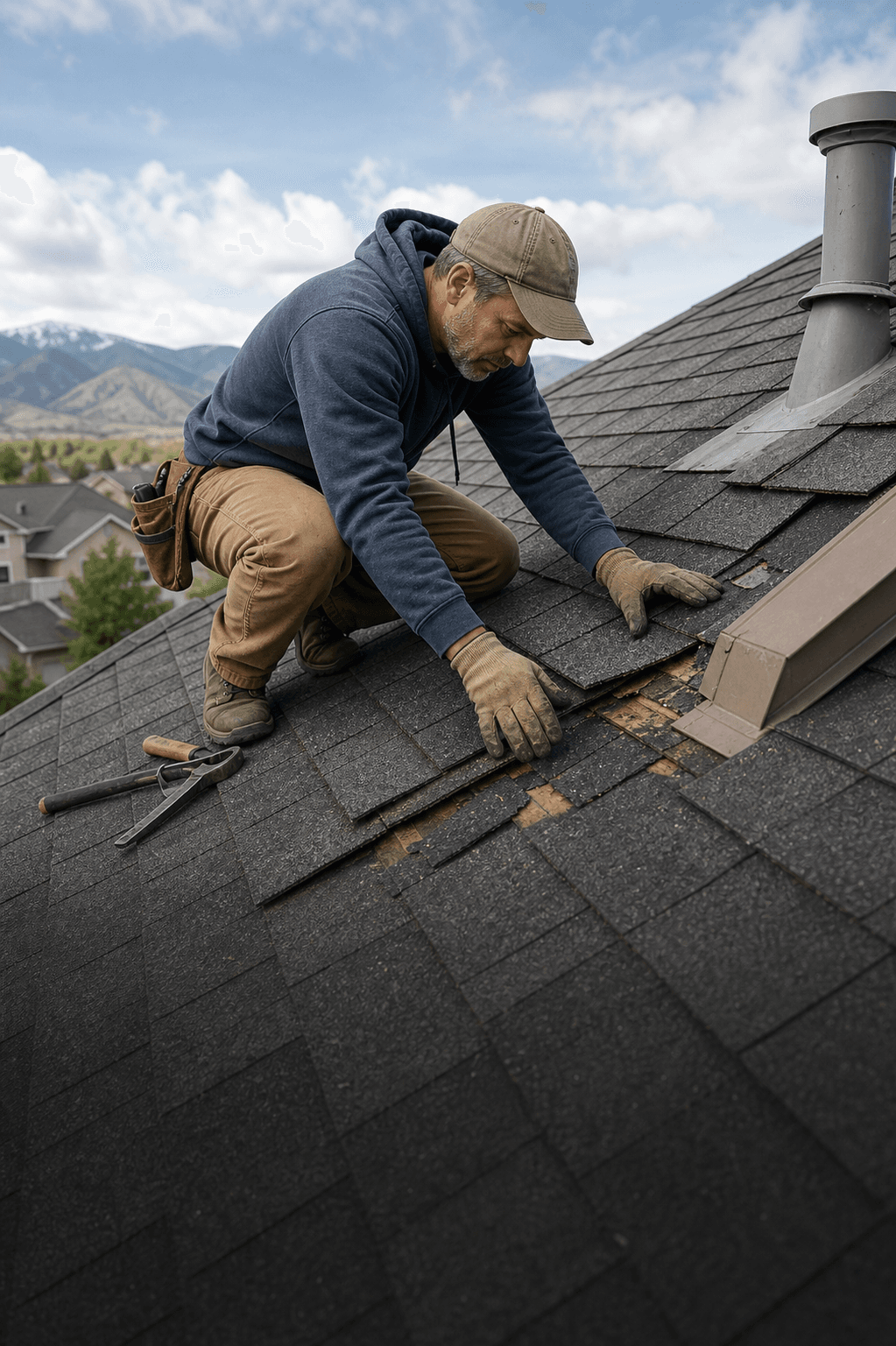 Roof Repair and Roof Replacement scope and repair work