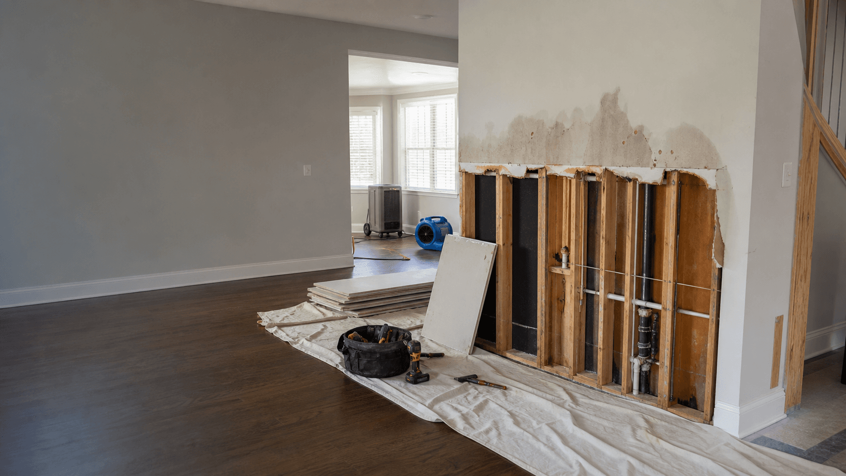 Water and flood damage repair and rebuild in Northern Colorado